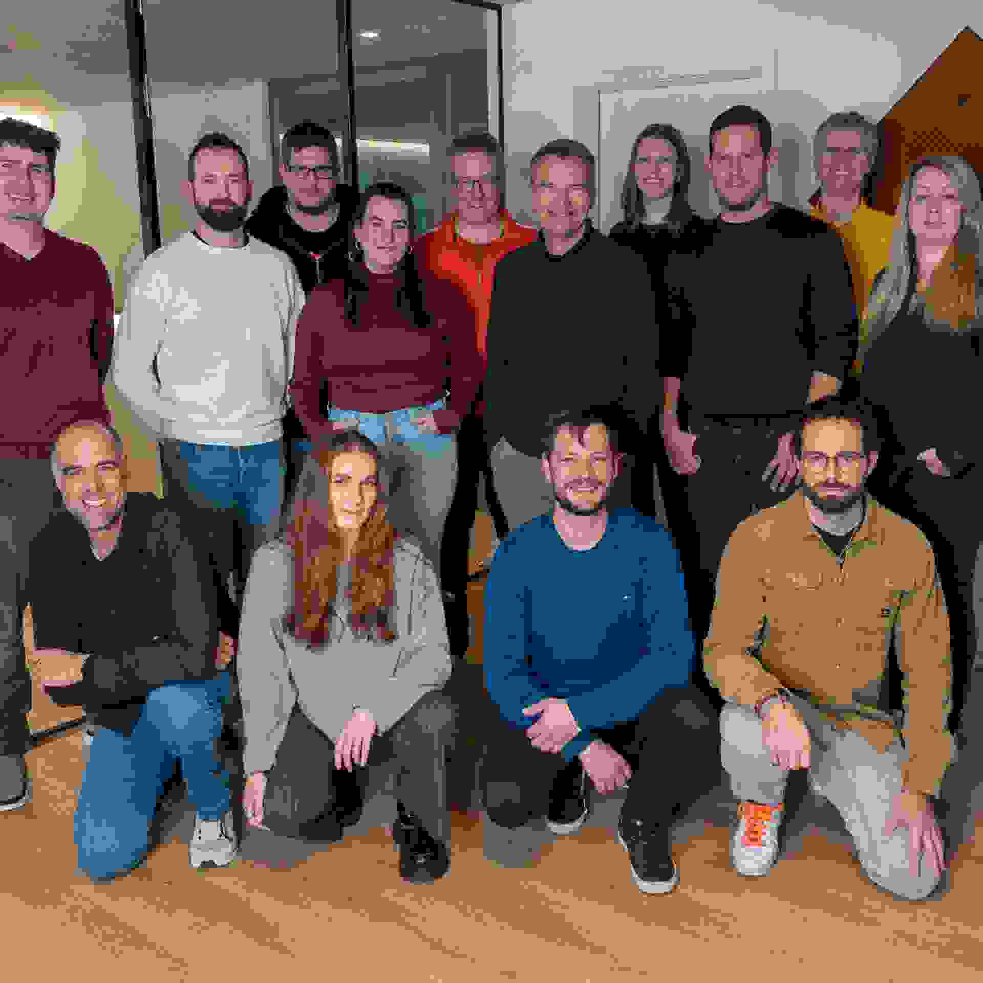 Zusätzlich entstand ein Teamfoto des gesamten Unternehmens.