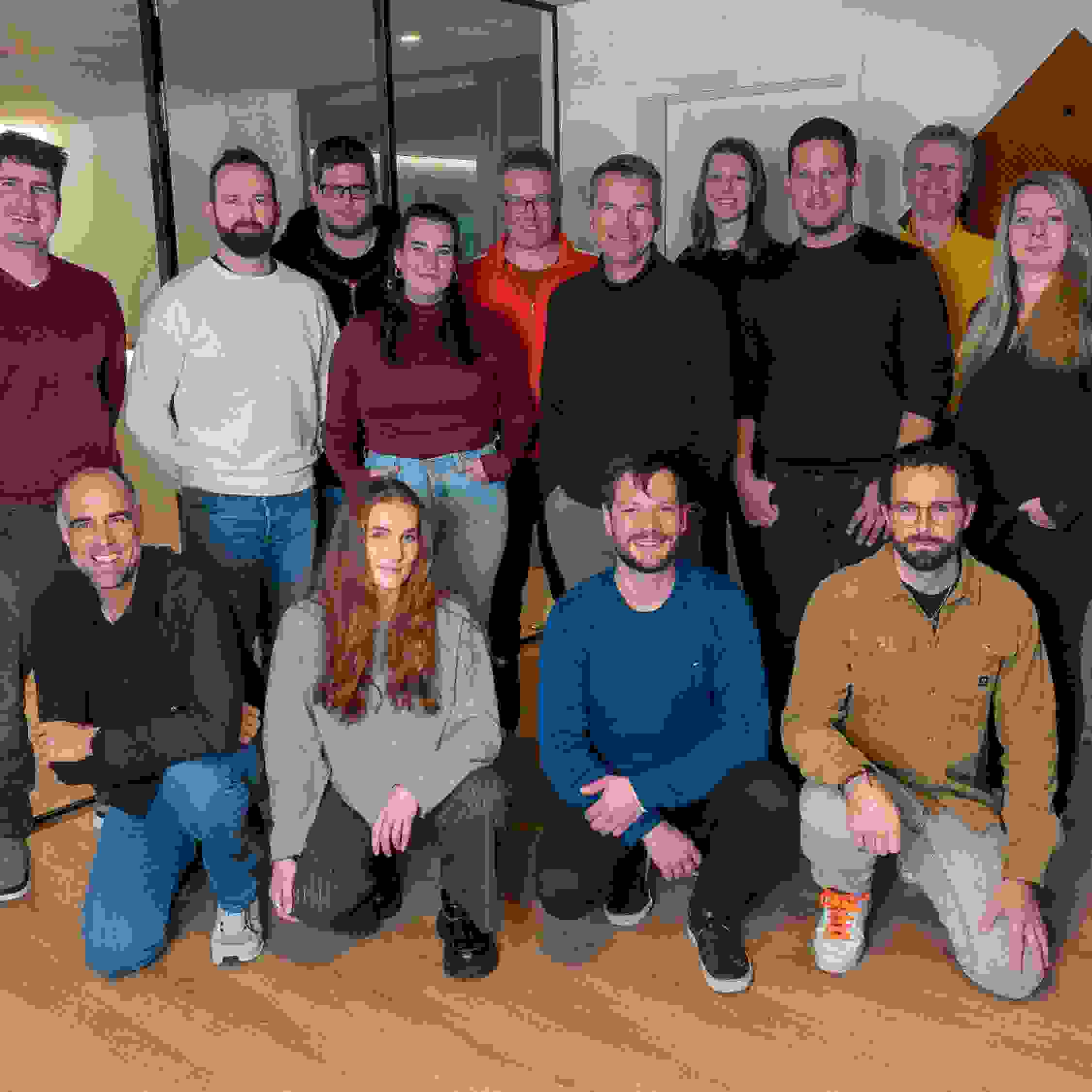 Zusätzlich entstand ein Teamfoto des gesamten Unternehmens.