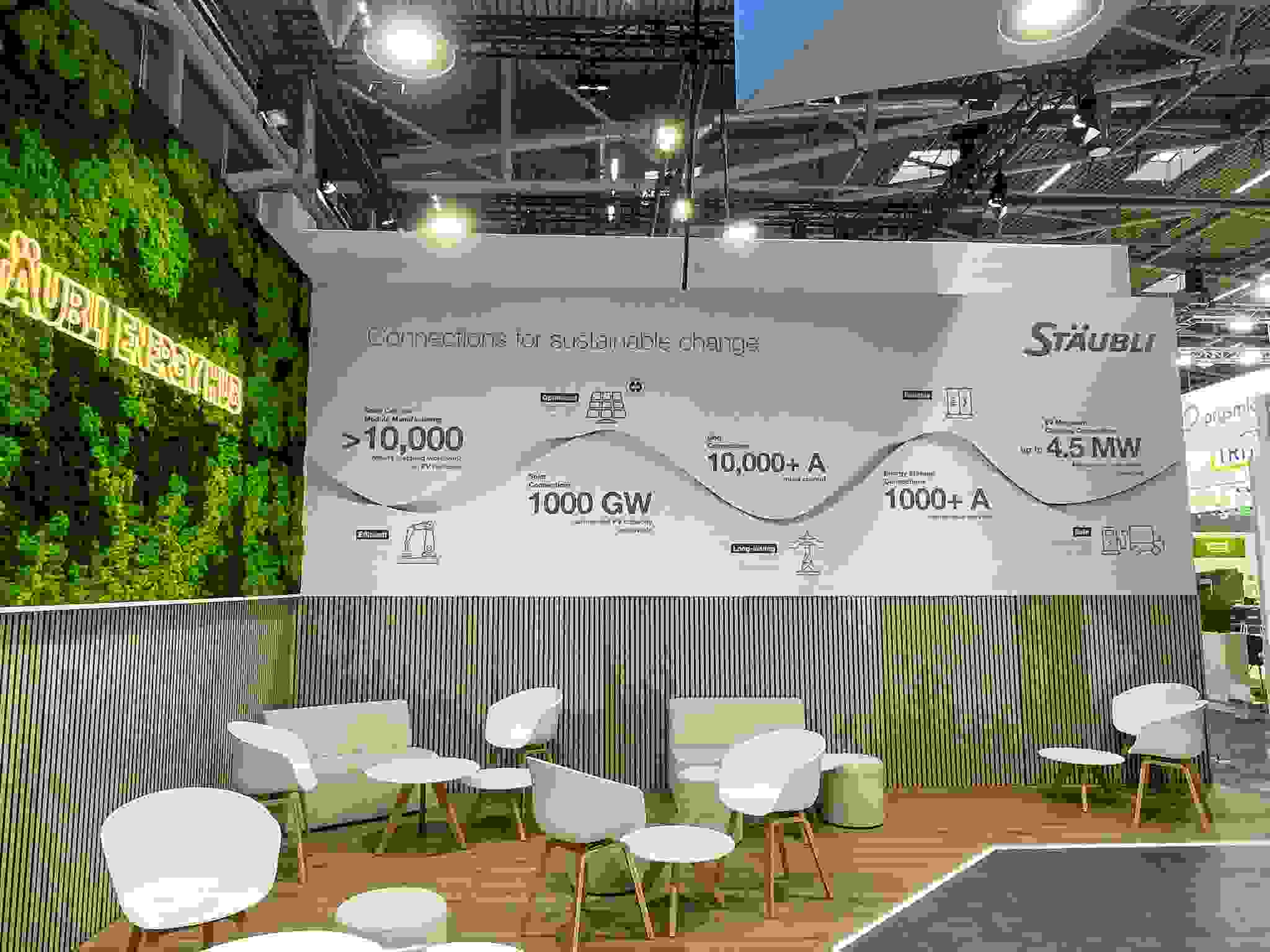 Messewand Intersolar - Stäubli - 01