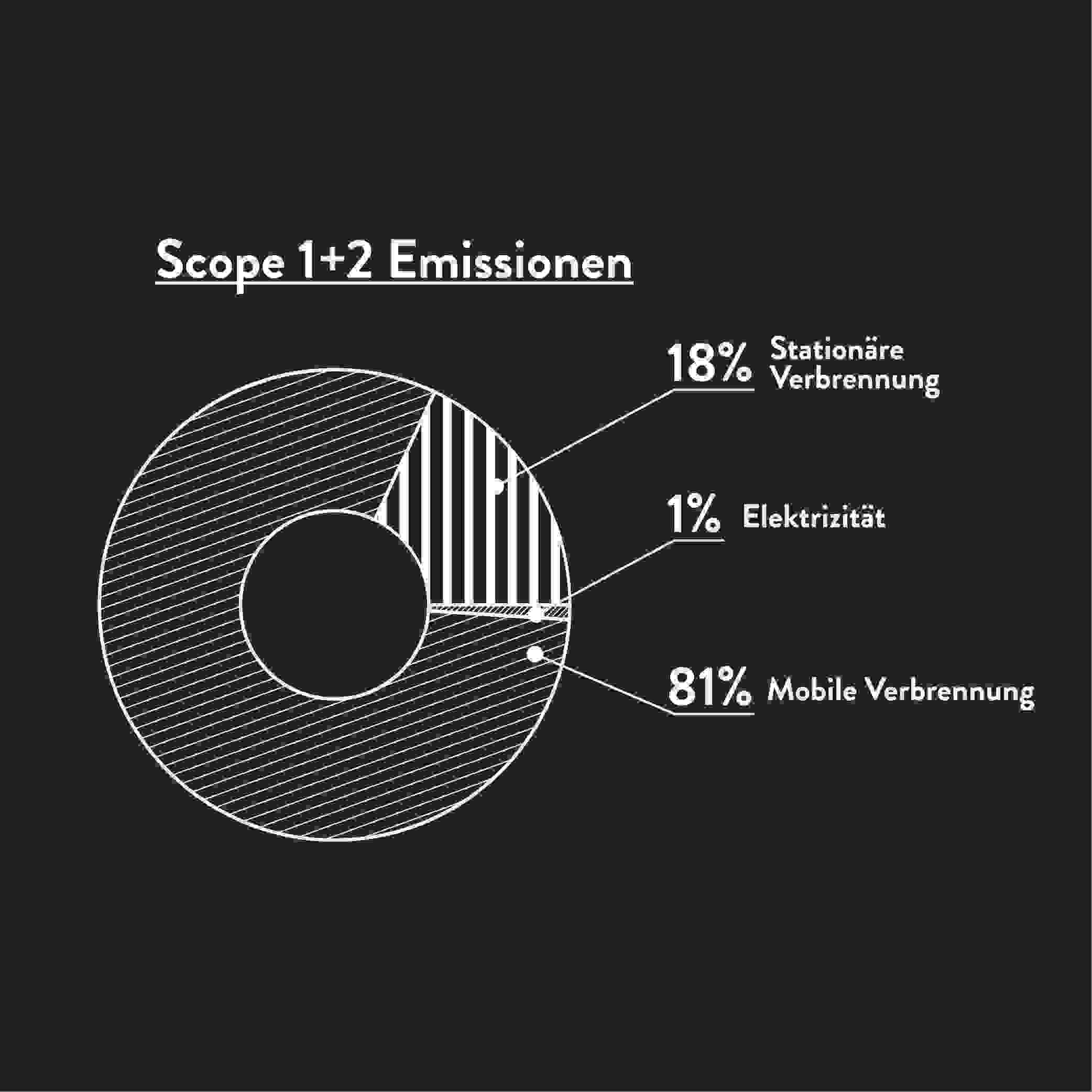 Für die IST-Analyse wurden die jetzigen Emissionen erfasst und zusammengetragen. Diese sollen in einer einheitlichen Art und Weise dargestellt werden.