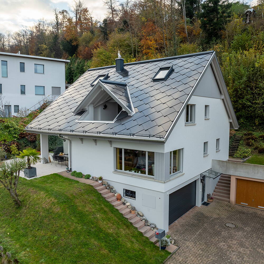 SunStyle Solardach Meierskappel Das SunStyle Solarsystem ist vollflächig einsetzbar und ist dadurch optisch absolute Weltklasse.